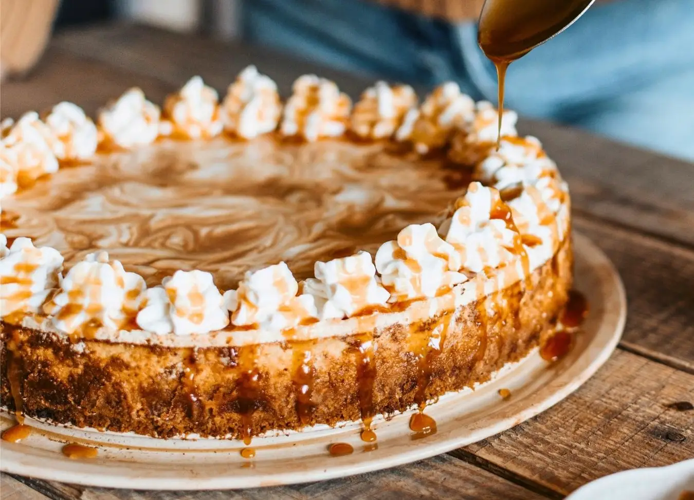 Luxurious Caramel Cheesecake Creation