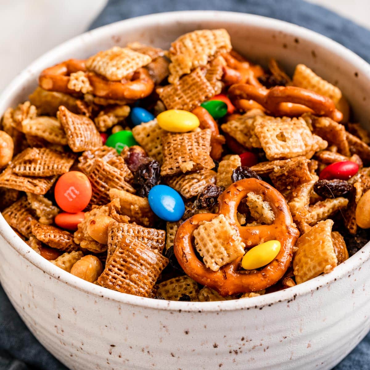 Sweet and Savory Cereal Snack Mix