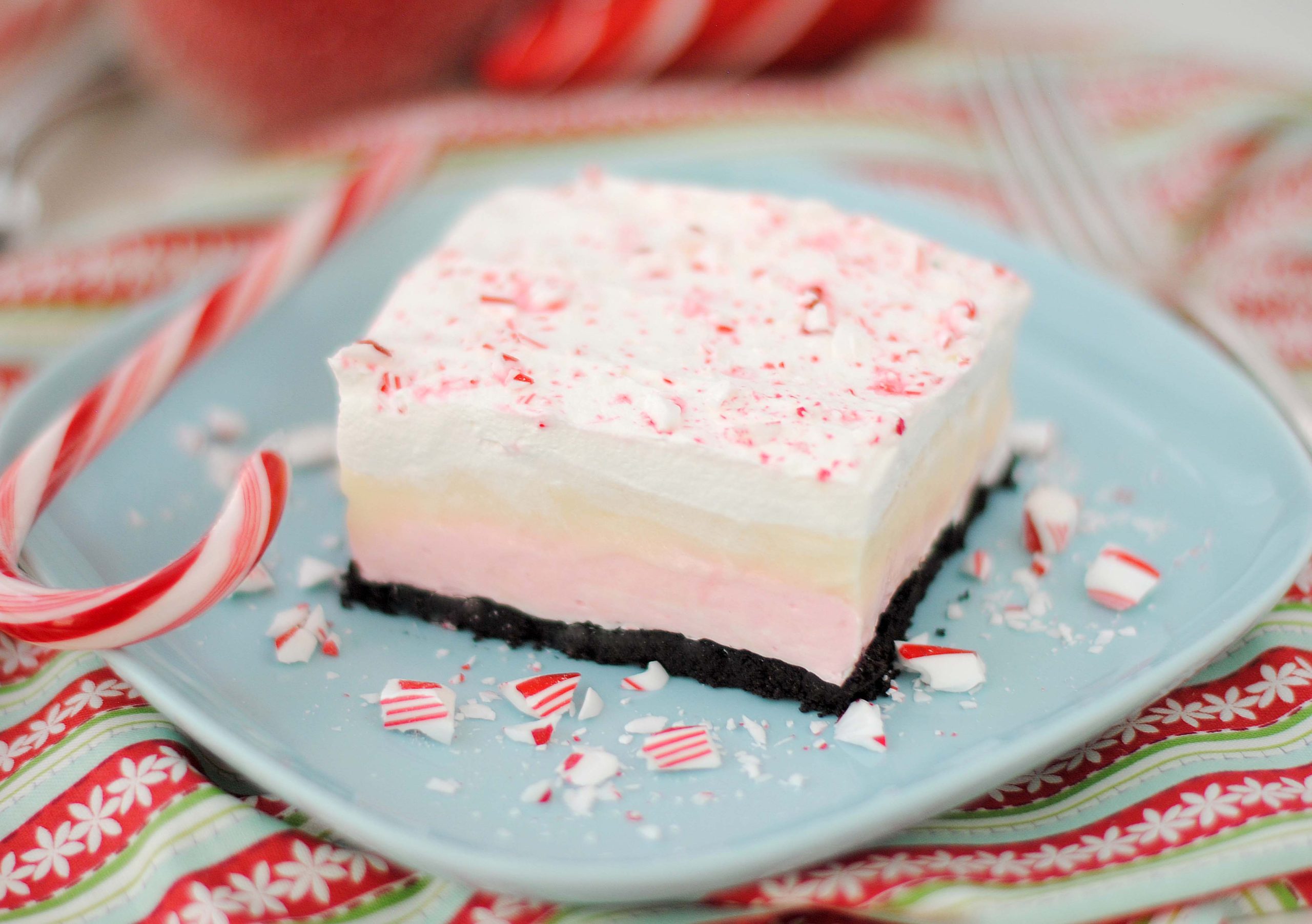 No-Bake Delights with Candy Cane and Mint