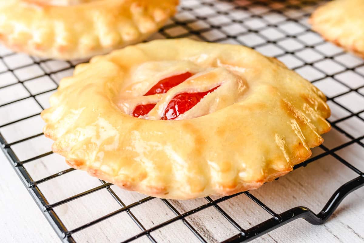 On-the-Go Air Fryer Cherry Hand Pies