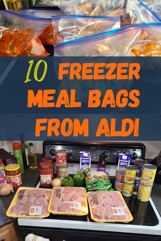 10 Freezer Meal Bags from Aldi