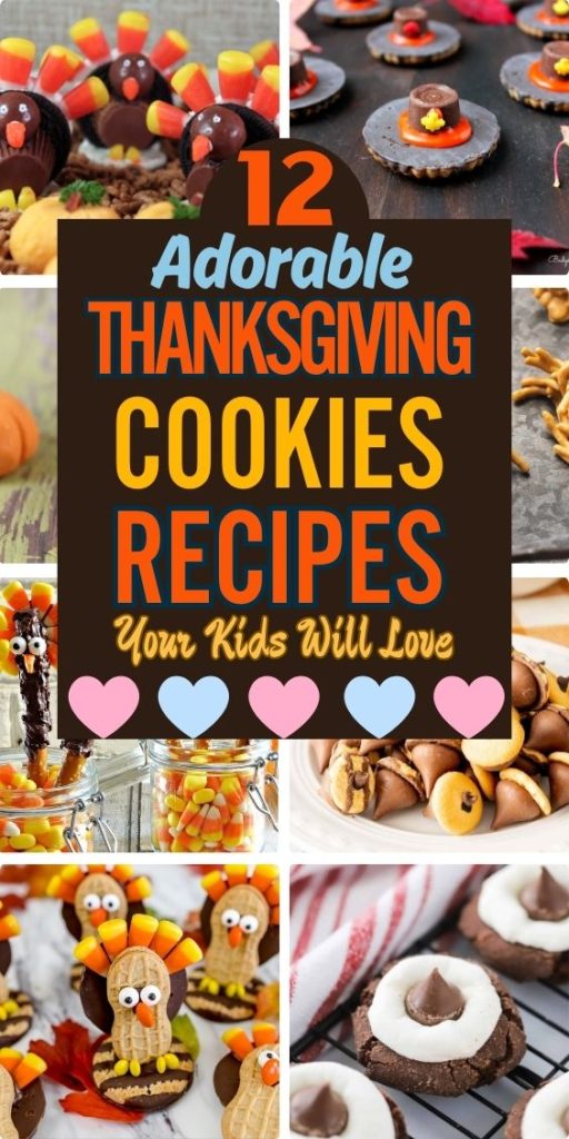 12 Adorable Thanksgiving Cookies Recipes Your Kids Will Love